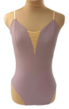 Fog Purple Leotard with V shaped open back #989-511