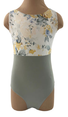  Sage Child Floral Design Leotard #235-246