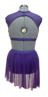 Deep Purple two piece with Skirt