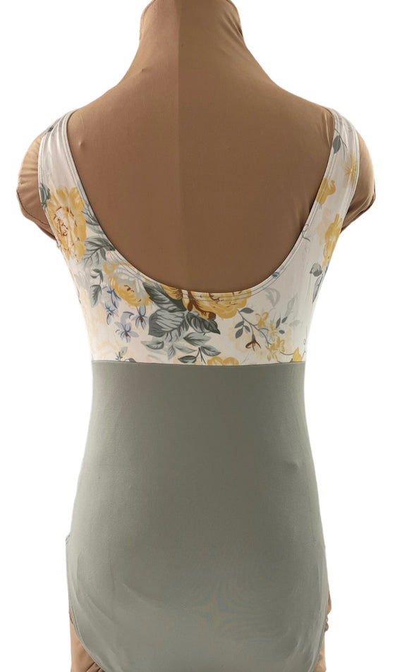 Sage Child Floral Design Leotard #235-246