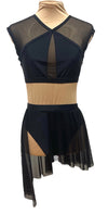 Black two piece with Skirt #344-331