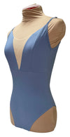 Blue Leotard with mesh insert #989-511