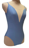 Blue Leotard with mesh insert #989-511