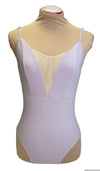 Lavender Leotard with mesh insert #989-511