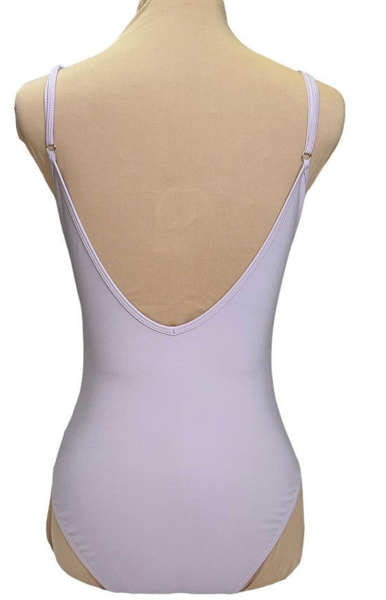 Lavender Leotard with mesh insert #989-511