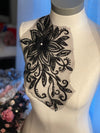 Black Lace Appliqué