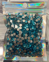 Aquamarine Glass Rhinestones SS20 Bulk Flatback NonHotfix