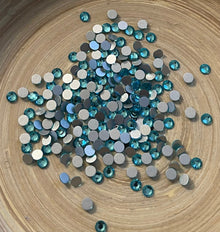  Aquamarine Glass Rhinestones SS20 Bulk Flatback NonHotfix