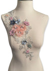 3D Floral applique multi color