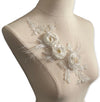 3D White Floral Applique