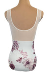 Light Blue Adult Floral Design Leotard