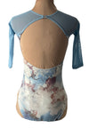 Blue Adult Crushed Design Leotard #222-772