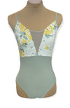 Sage Adult Floral Design Leotard #222-772