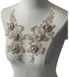 3D flowers lace appliqus