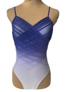  Purple Ombre Mesh over white Leo #523-035