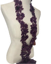 Purple Trim 3d Flowers with pearls #273-831