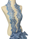 Blue Trim with Rhinestones #273-831