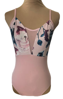  Pink Adult Floral Design Leotard #222-772