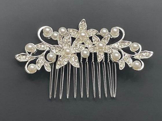 Crystal and Pearls Headpiece