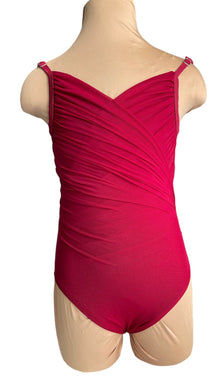  Child Wine Red Leotard